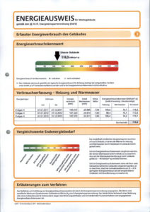 Energieausweis der Immobilie