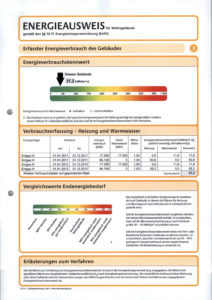 Energieausweis der Immobilie