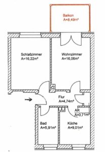 Grundriss der Immobilie