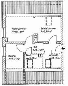 Grundriss der Immobilie