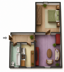 Grundriss der Immobilie