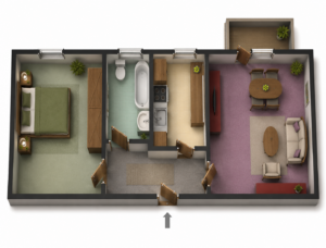 Grundriss der Immobilie