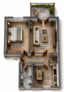 Grundriss der Immobilie